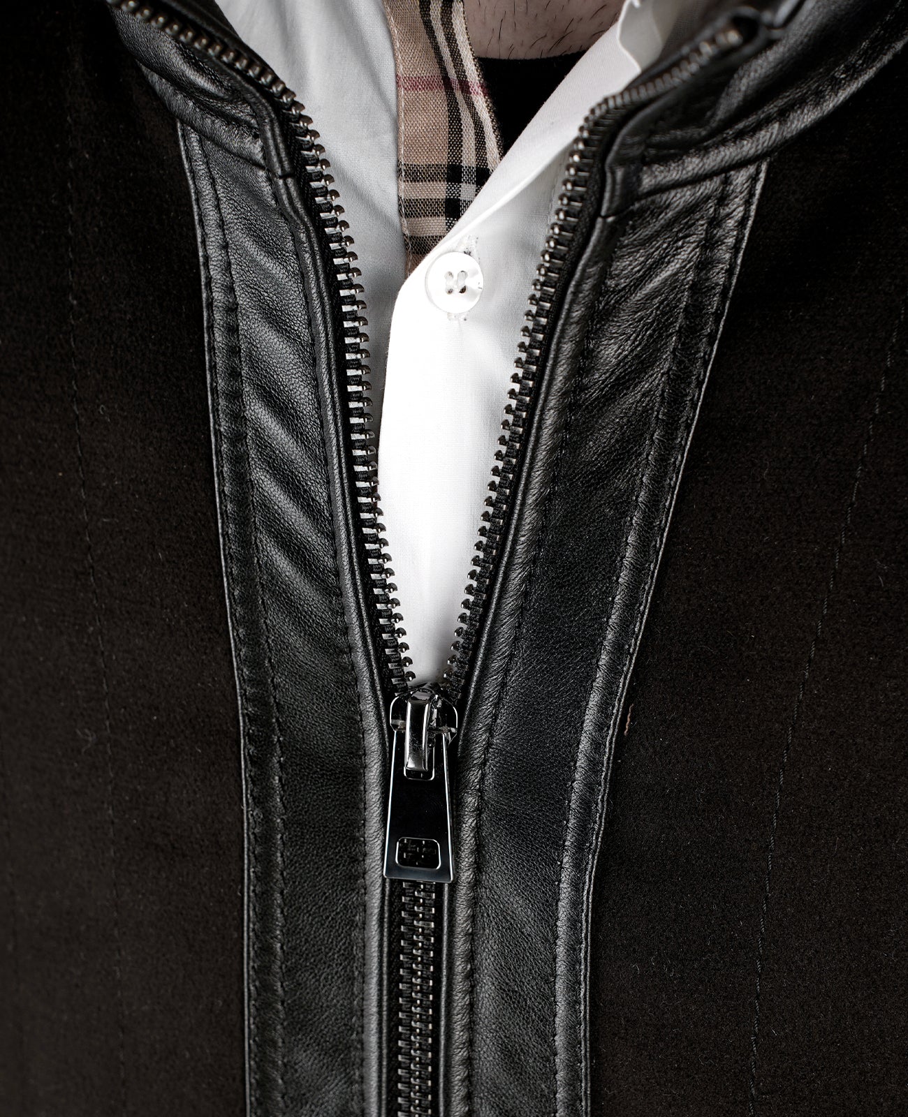 Inferno Black Leather Jacket