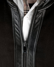 Inferno Black Leather Jacket