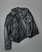 Danny Quilted Black Leather Biker Jacket