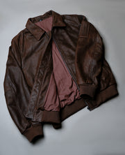 Inferno Matte Brown Leather Jacket