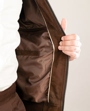 Dean Brown Leather Biker Jacket
