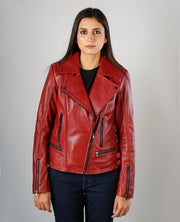 Bliss Leather Bomber Jacket