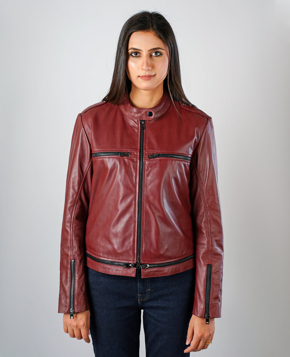 Leather Biker Jacket