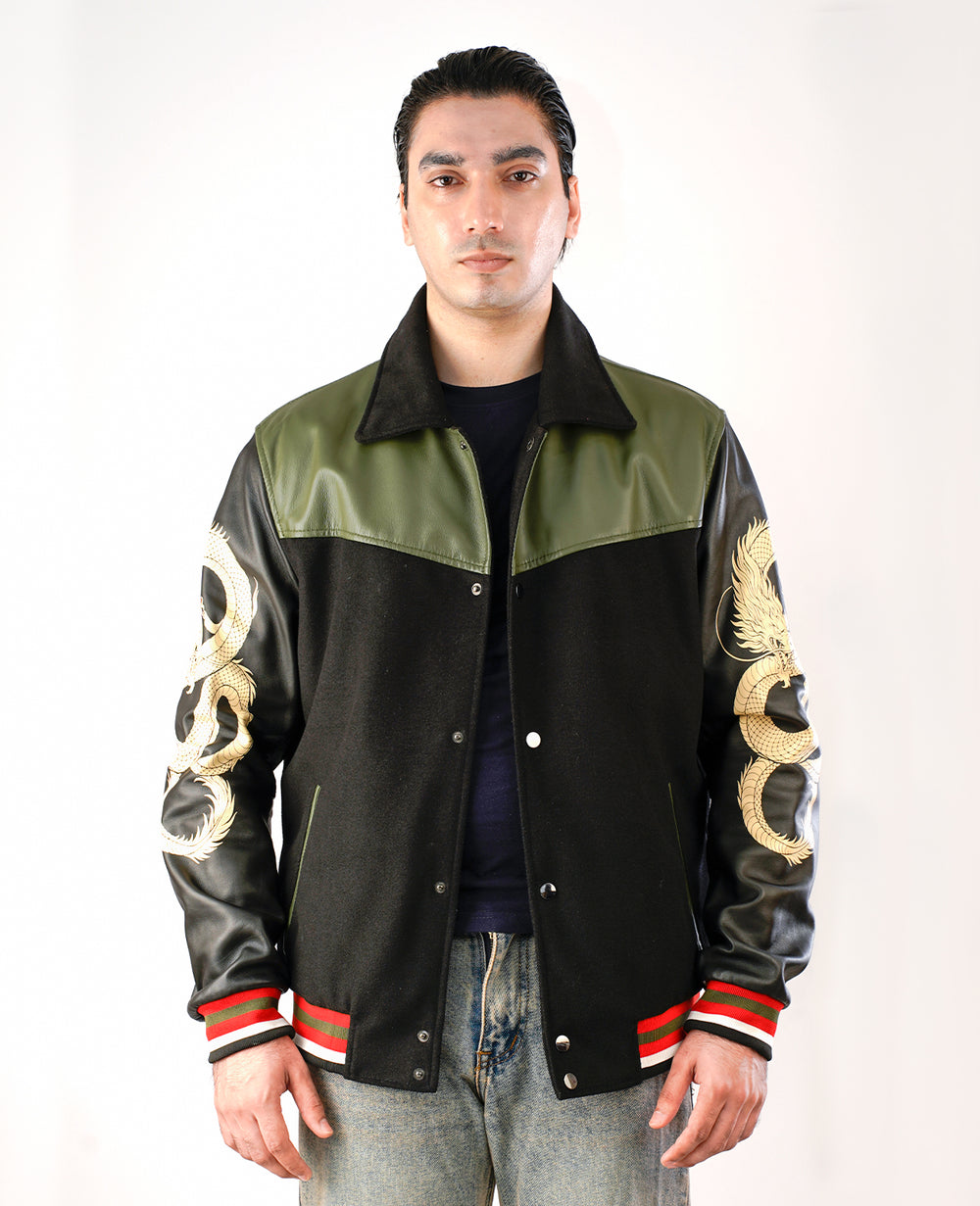 Alex Distressed Burgundy Leather Jacket