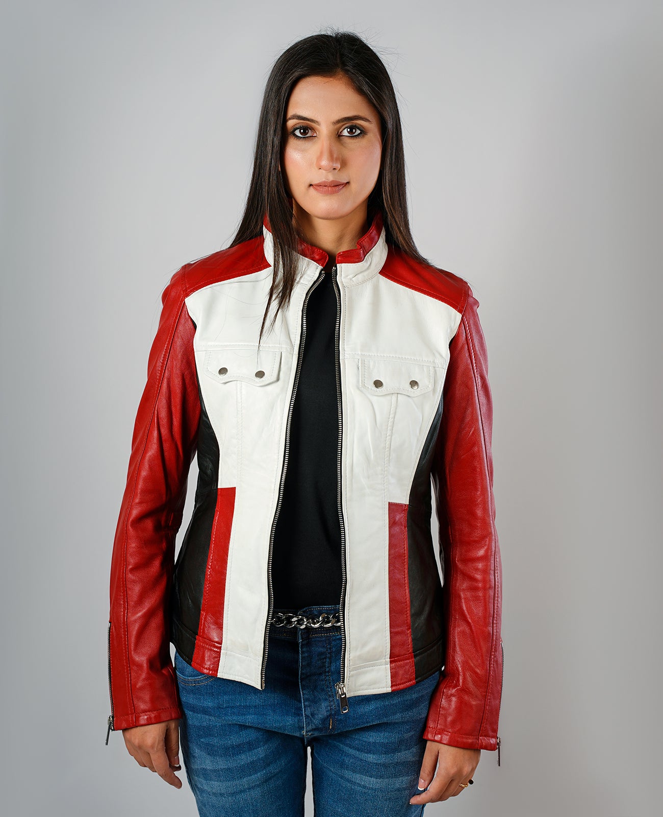 Kelsee Suede Biker Jacket
