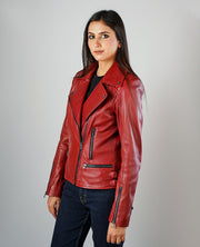 Bliss Leather Bomber Jacket