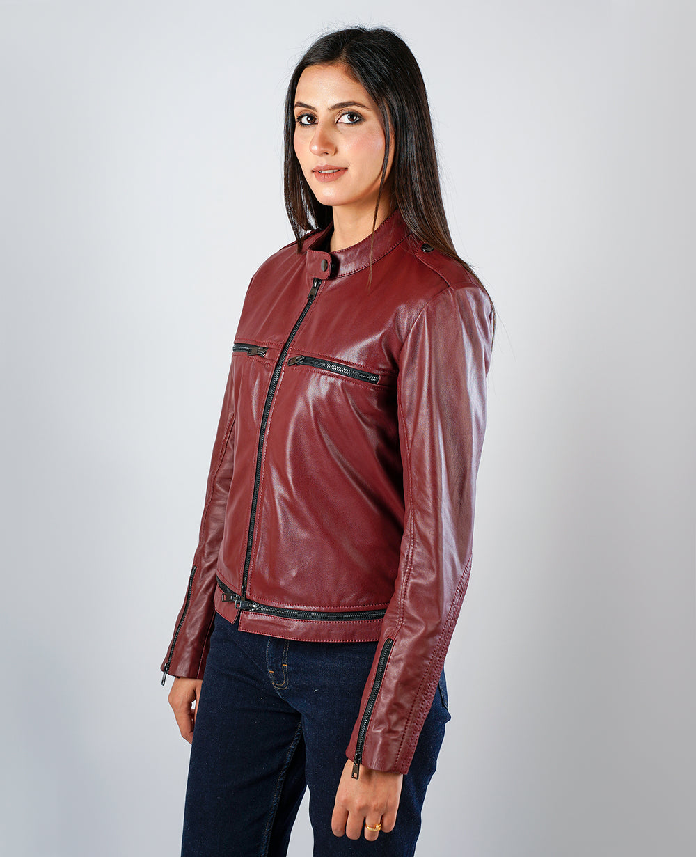 Leather Biker Jacket