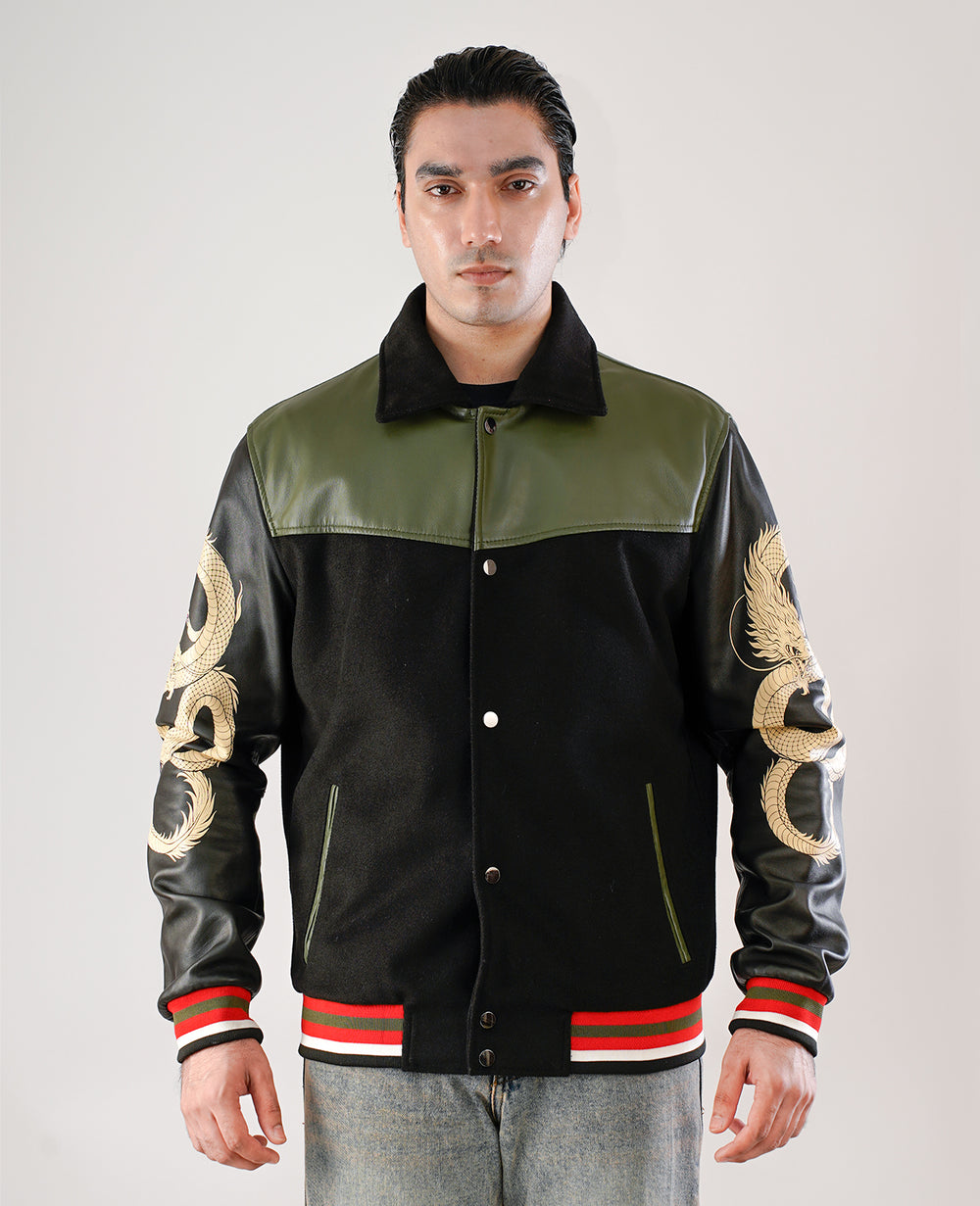 Alex Distressed Burgundy Leather Jacket