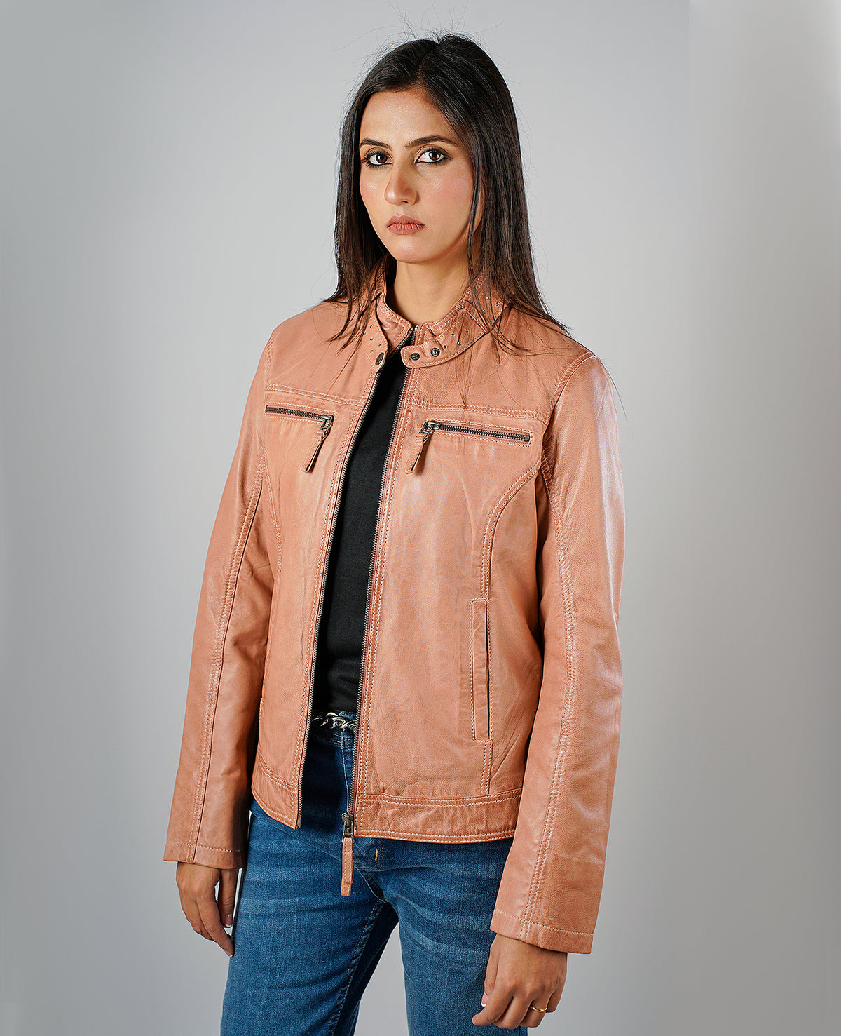 Tomachi Brown Leather Jacket
