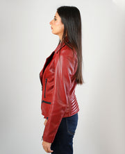 Bliss Leather Bomber Jacket
