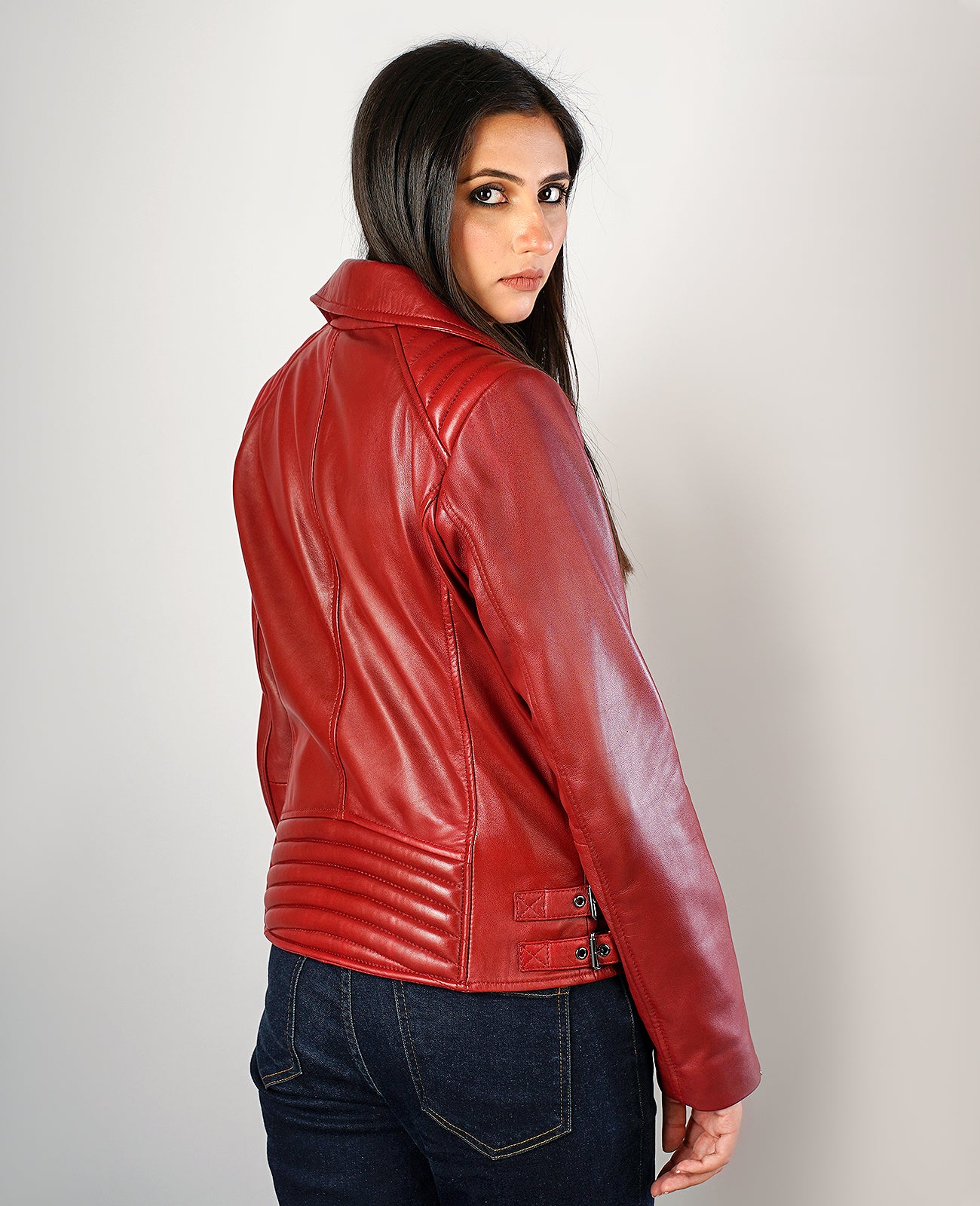 Bliss Leather Bomber Jacket