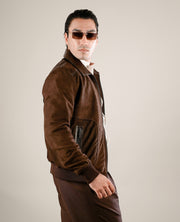 Dean Brown Leather Biker Jacket