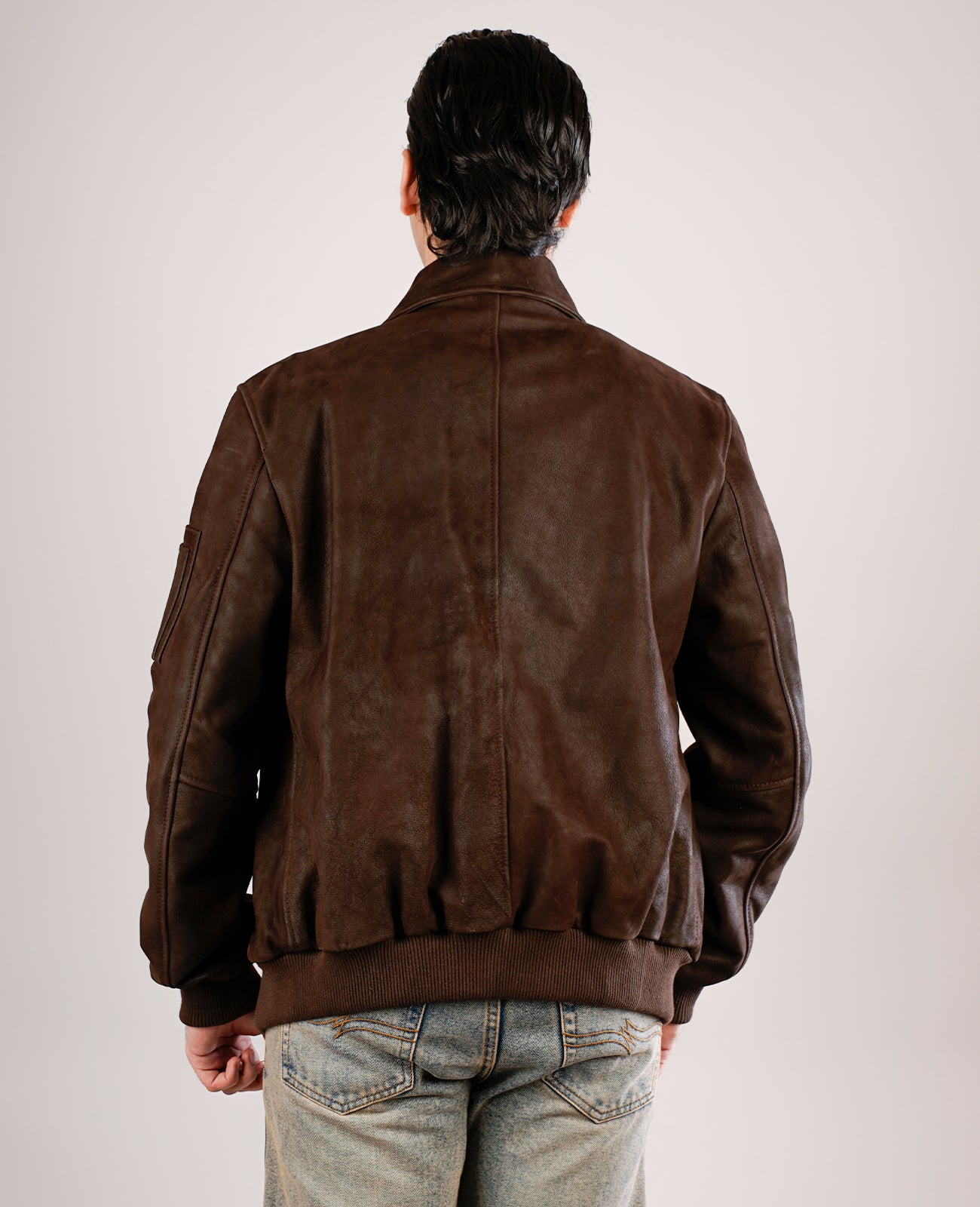 Inferno Matte Brown Leather Jacket