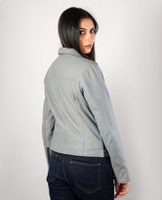Adalyn Quilted Black Leather Biker Jacket