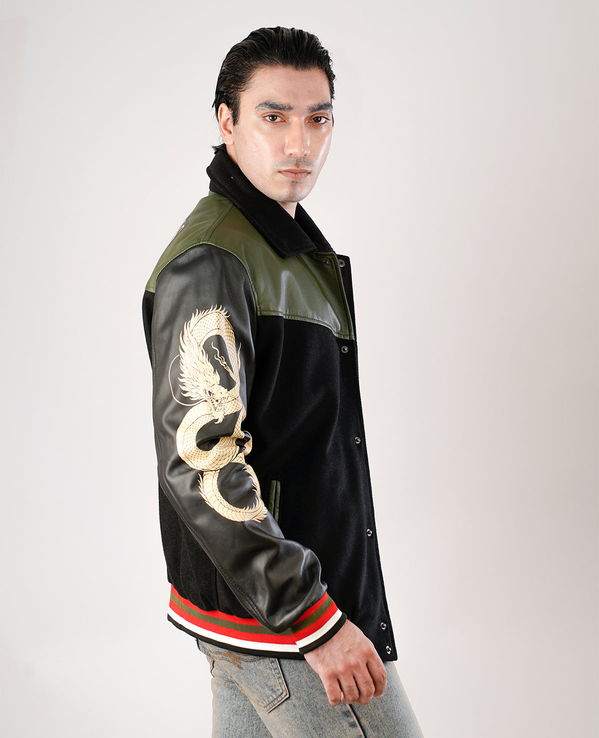 Alex Distressed Burgundy Leather Jacket