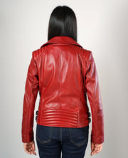 Bliss Leather Bomber Jacket