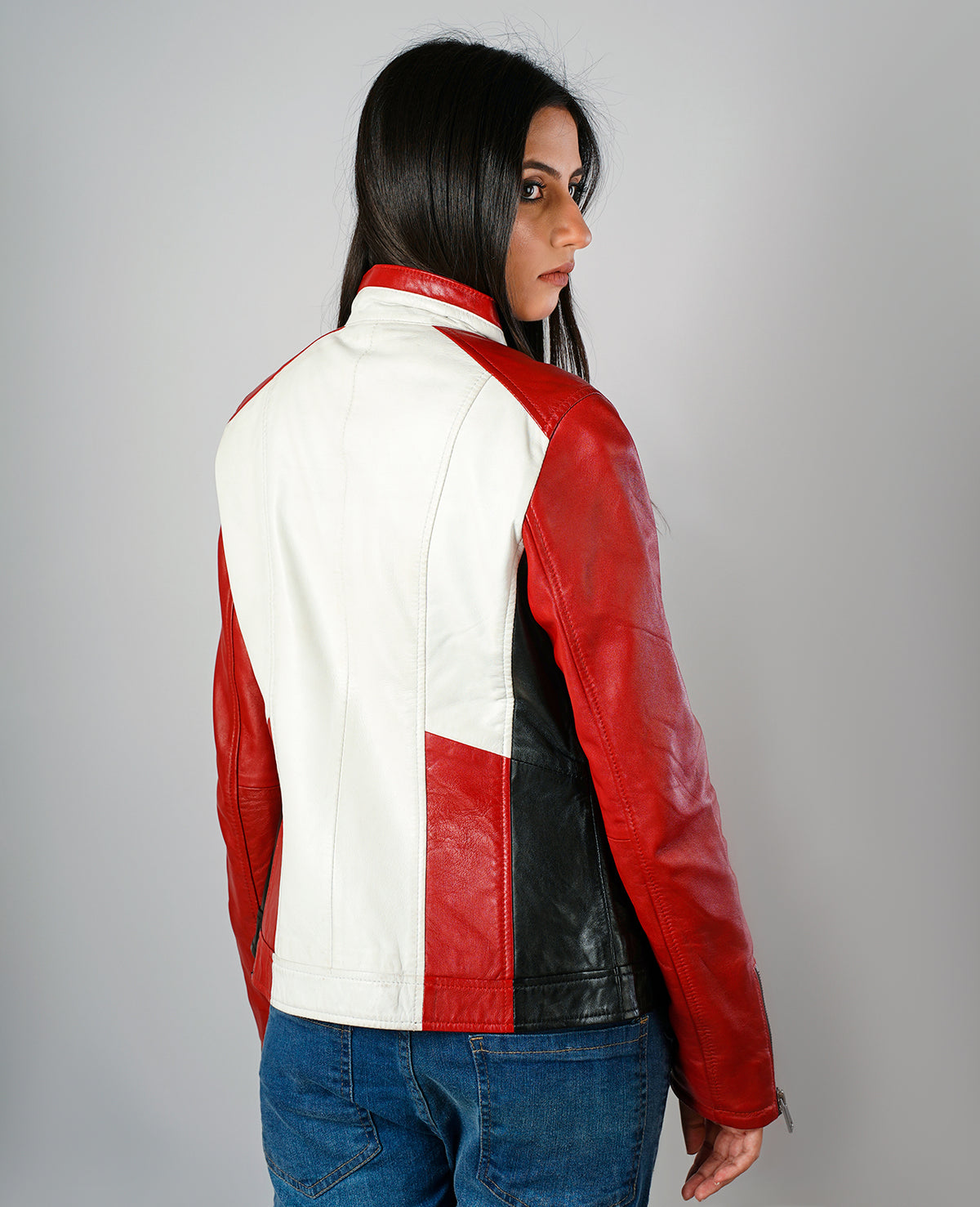 Kelsee Suede Biker Jacket