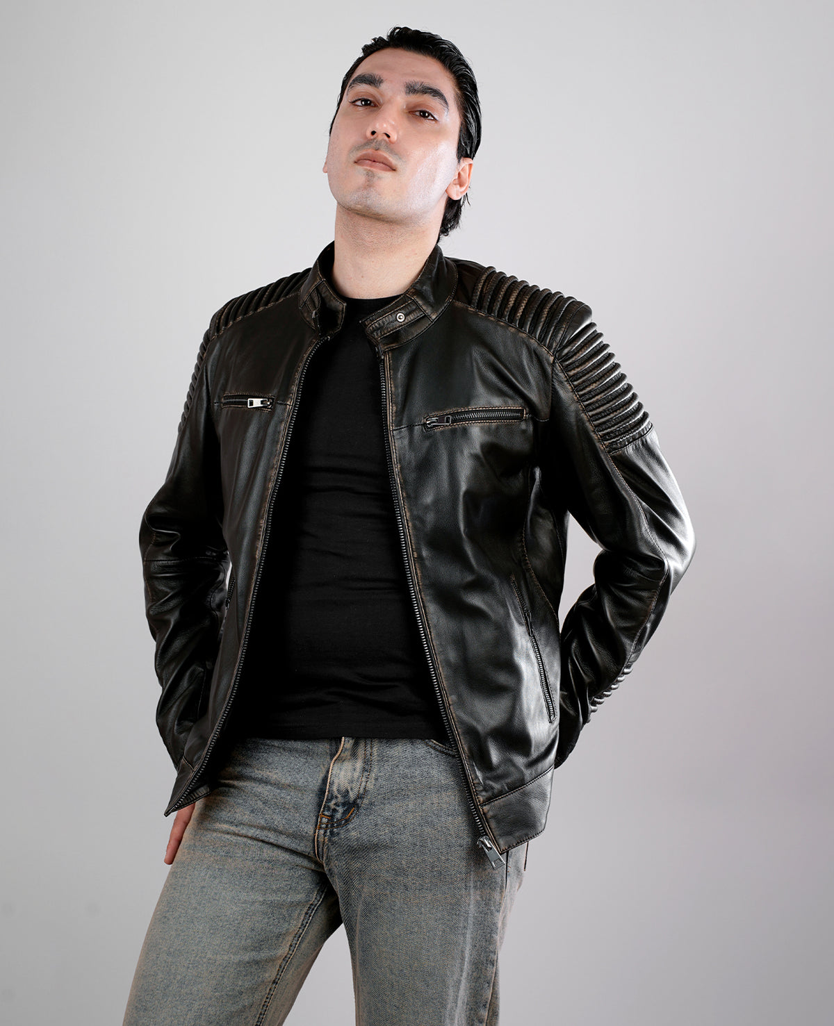 Men Leather jacket