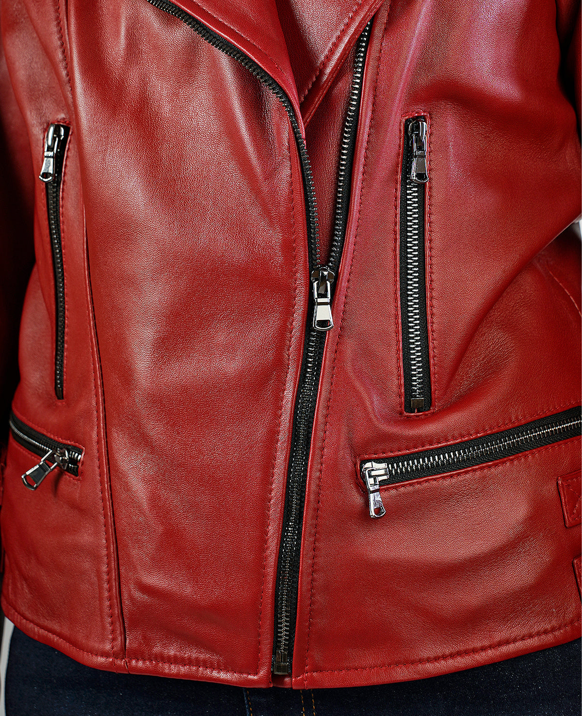 Bliss Leather Bomber Jacket