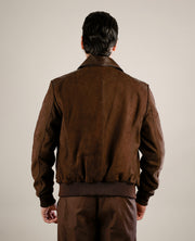 Dean Brown Leather Biker Jacket