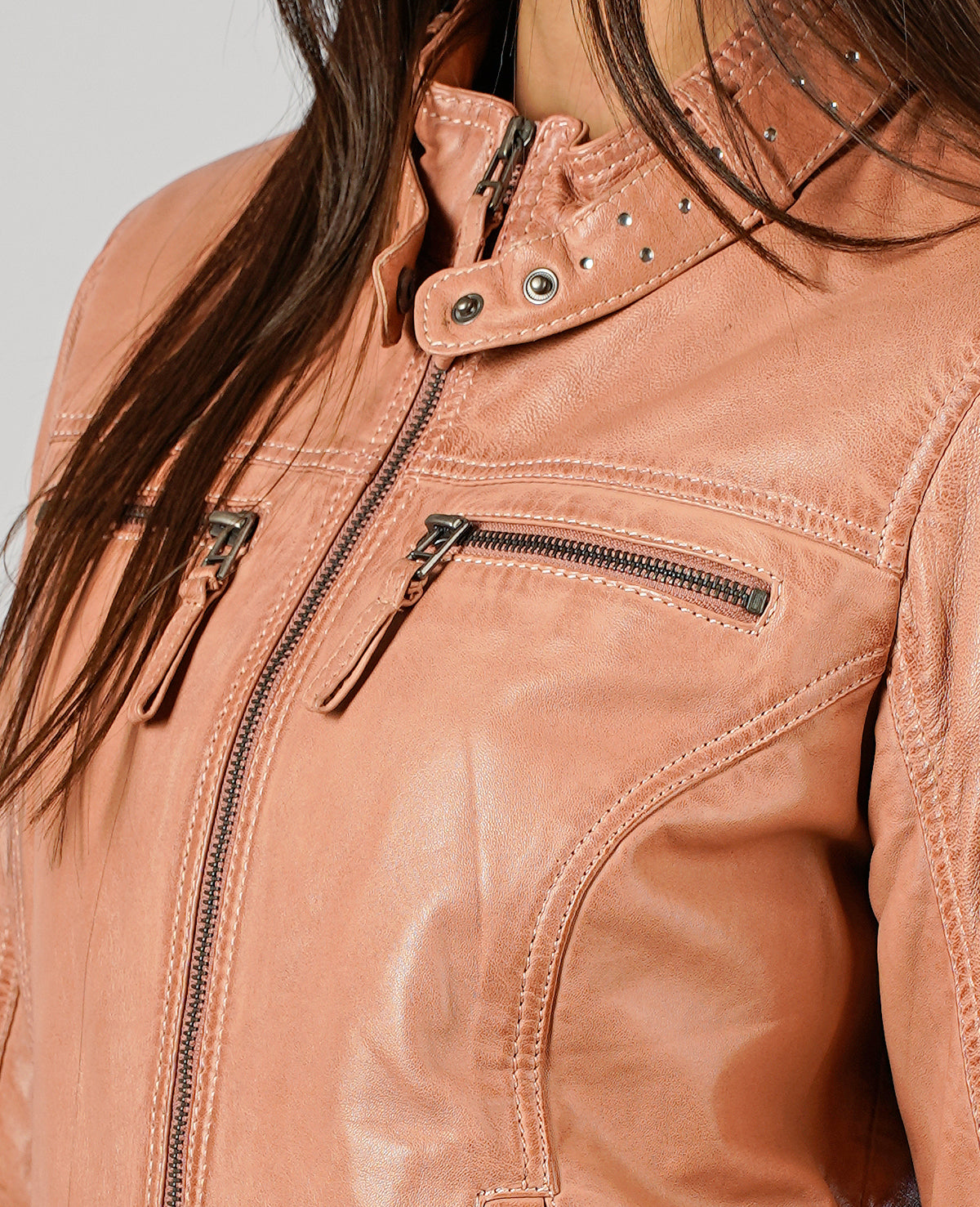 Tomachi Brown Leather Jacket