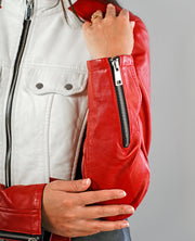 Kelsee Suede Biker Jacket