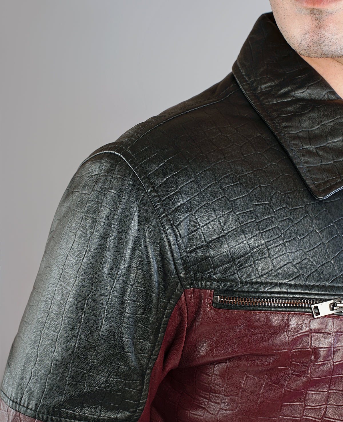 Evan Hart Fur Brown Leather Jacket