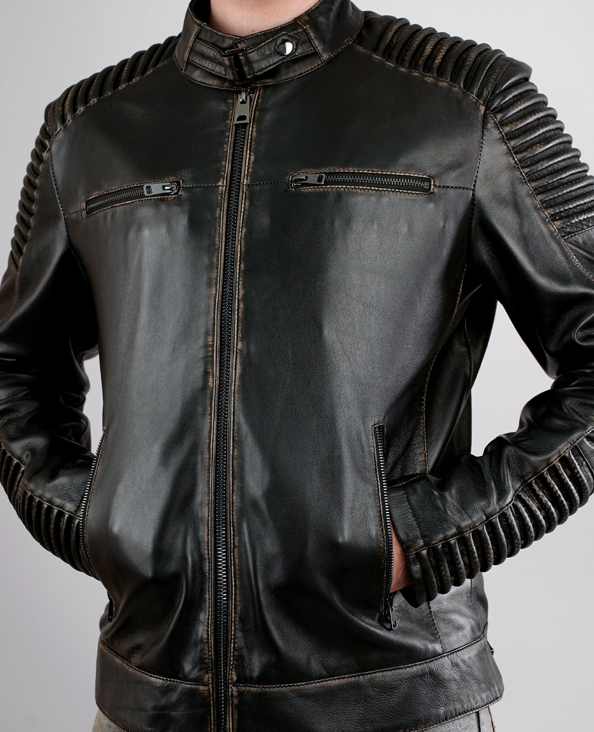 Men Leather jacket