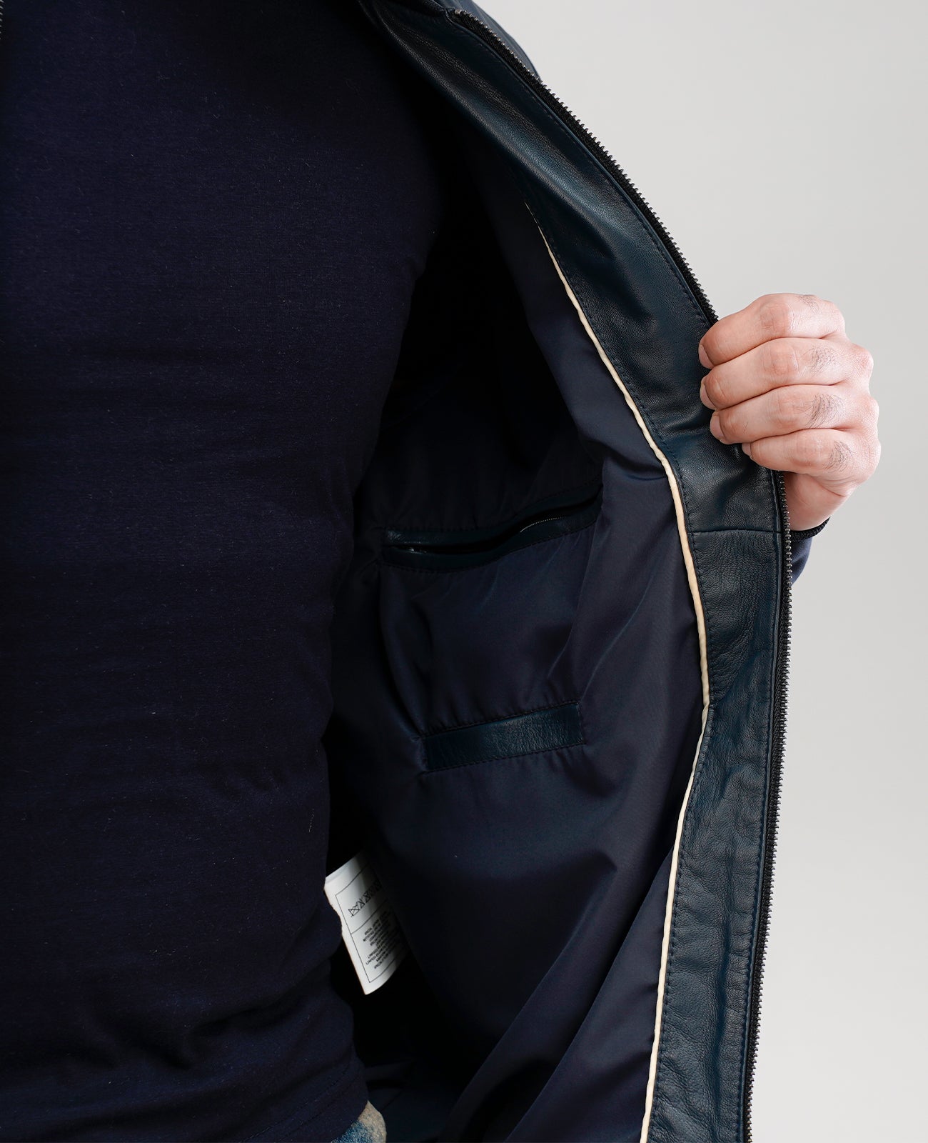 Sean Black Leather Classic Jacket
