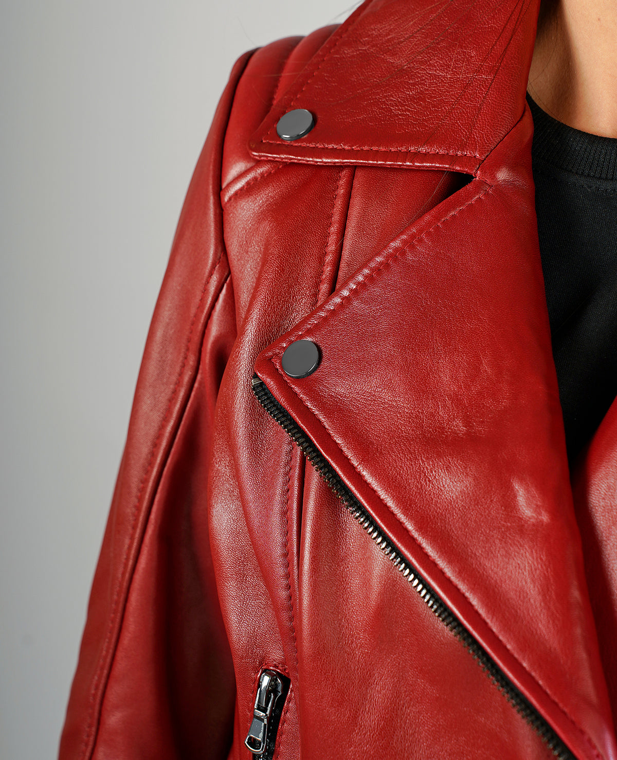 Bliss Leather Bomber Jacket