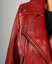 Bliss Leather Bomber Jacket