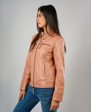 Tomachi Brown Leather Jacket