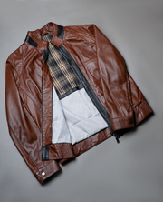 Dolf Brown Leather Jacket