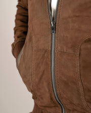 Dean Brown Leather Biker Jacket