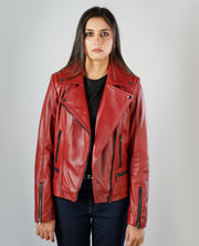 Bliss Leather Bomber Jacket