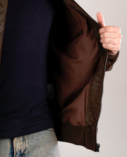 Inferno Matte Brown Leather Jacket
